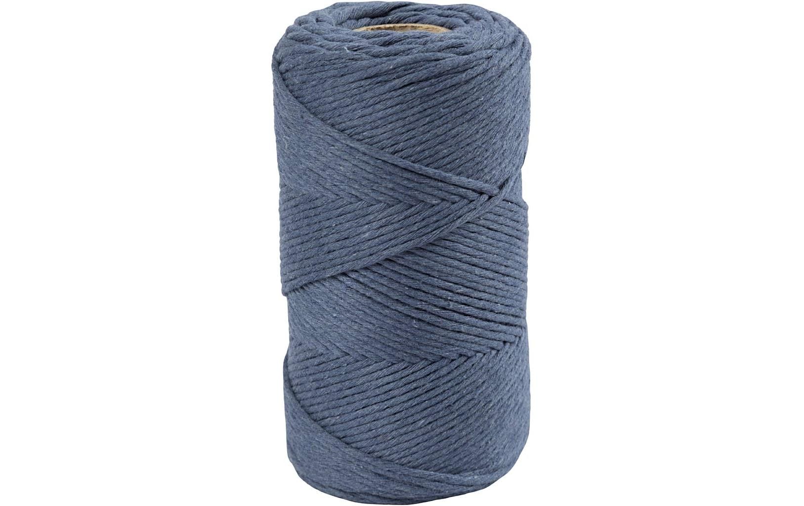 Creativ Company Baumwollgarn Macramé Kordel Blau Creativ Company Baumwollgarn Macramé Kordel Blau