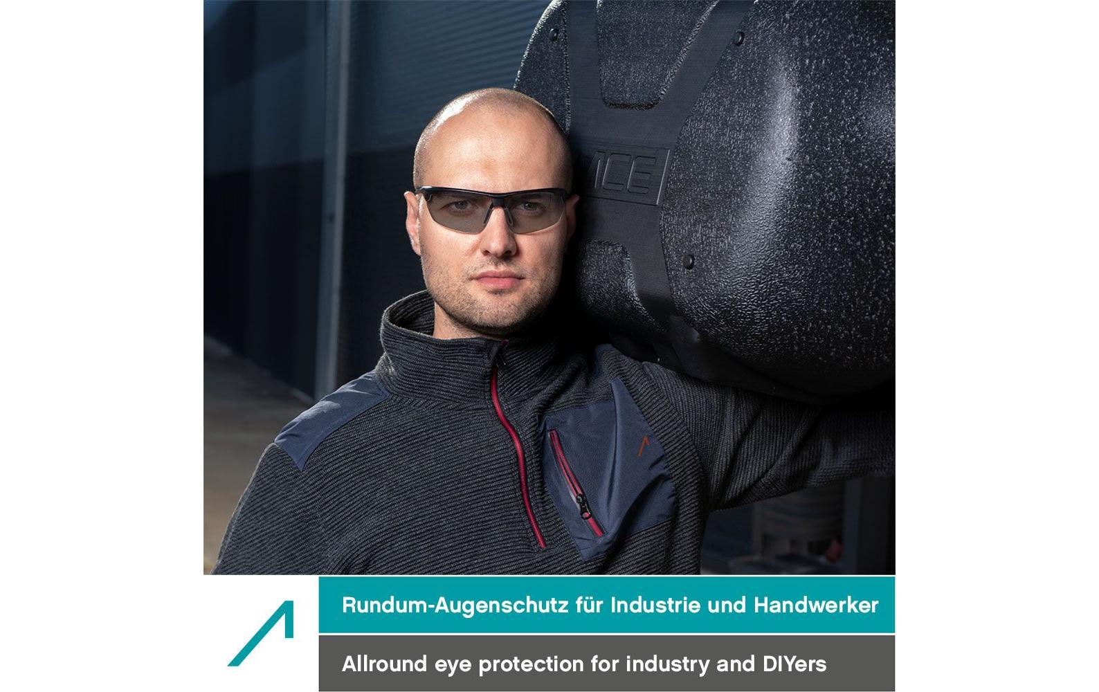 ACE Schutzbrille Evo EN166 Getönt Smoke