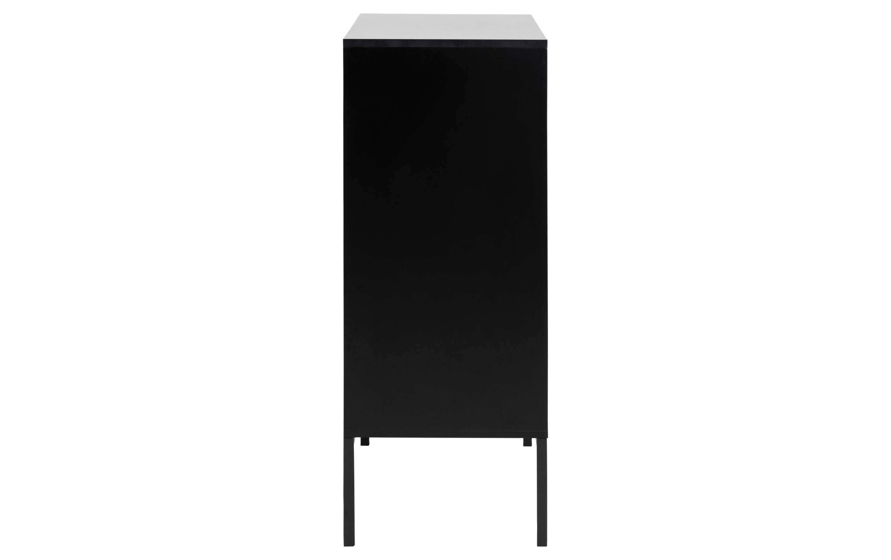 AC Design Kommode Seaford 80 x 40 x 103 cm, Nature/Schwarz AC Design Kommode Seaford 80 x 40 x 103 cm, Nature/Schwarz