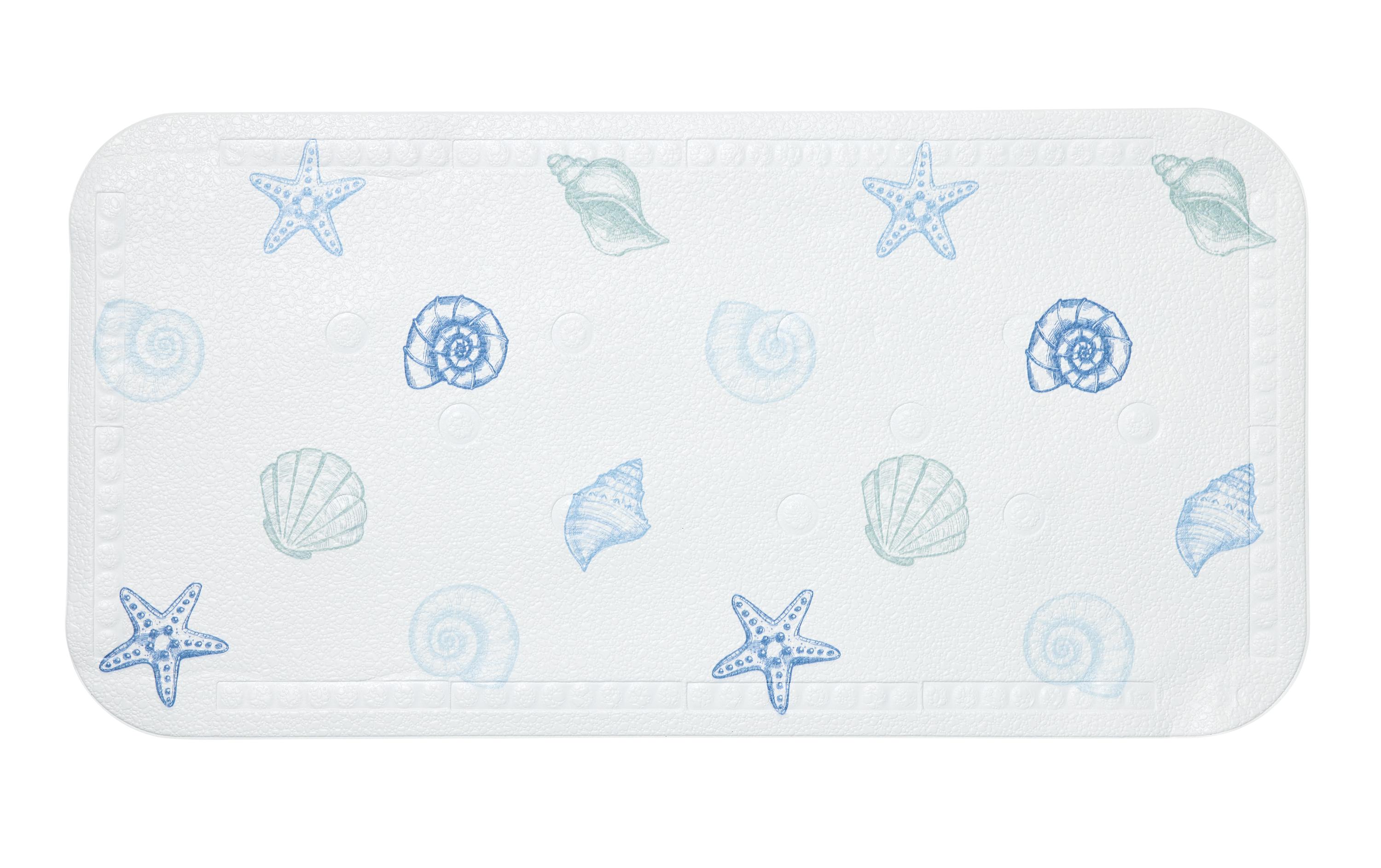 diaqua® Badewanneneinlage Smoothie Mare 71 cm, Blau/Weiss