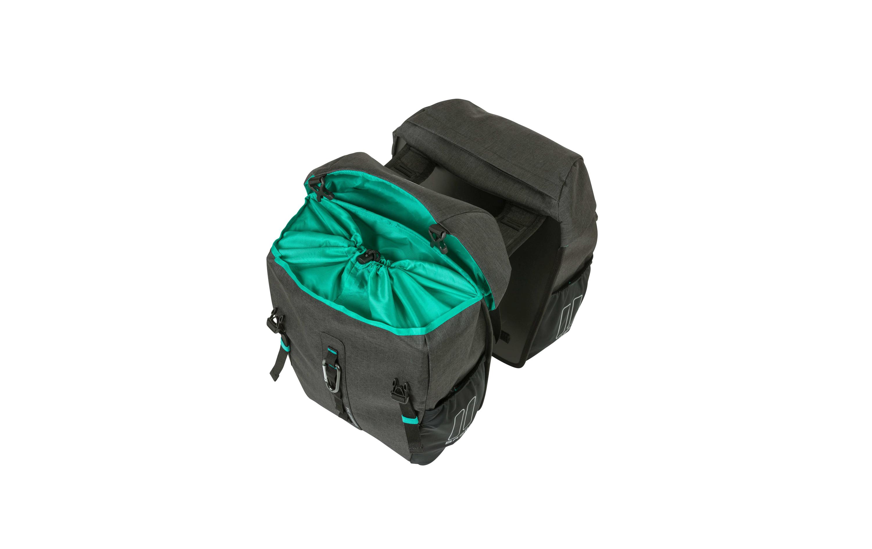 BASIL Doppelseitentasche Discovery M Schwarz