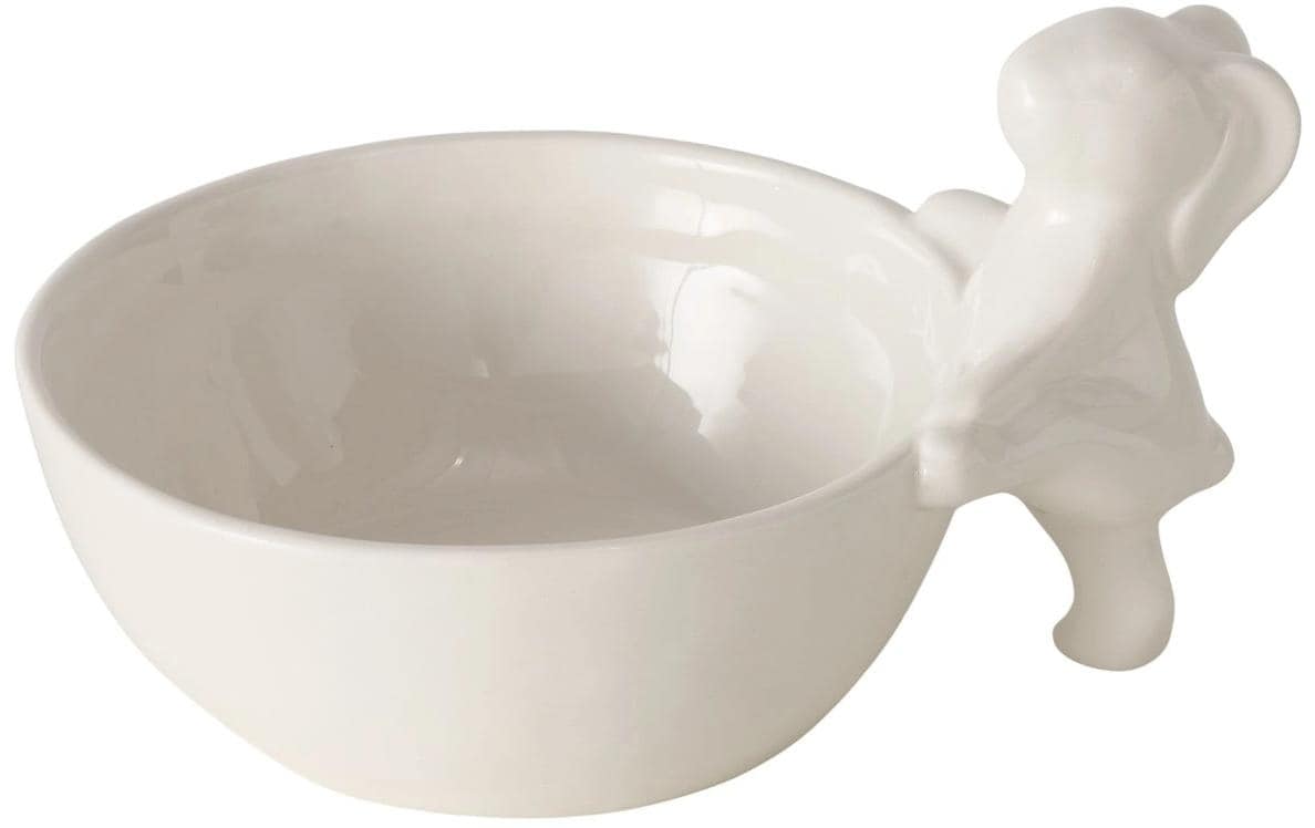 Boltze Schale Fanny 17.5 x 13.4 x 9.5 cm, Weiss