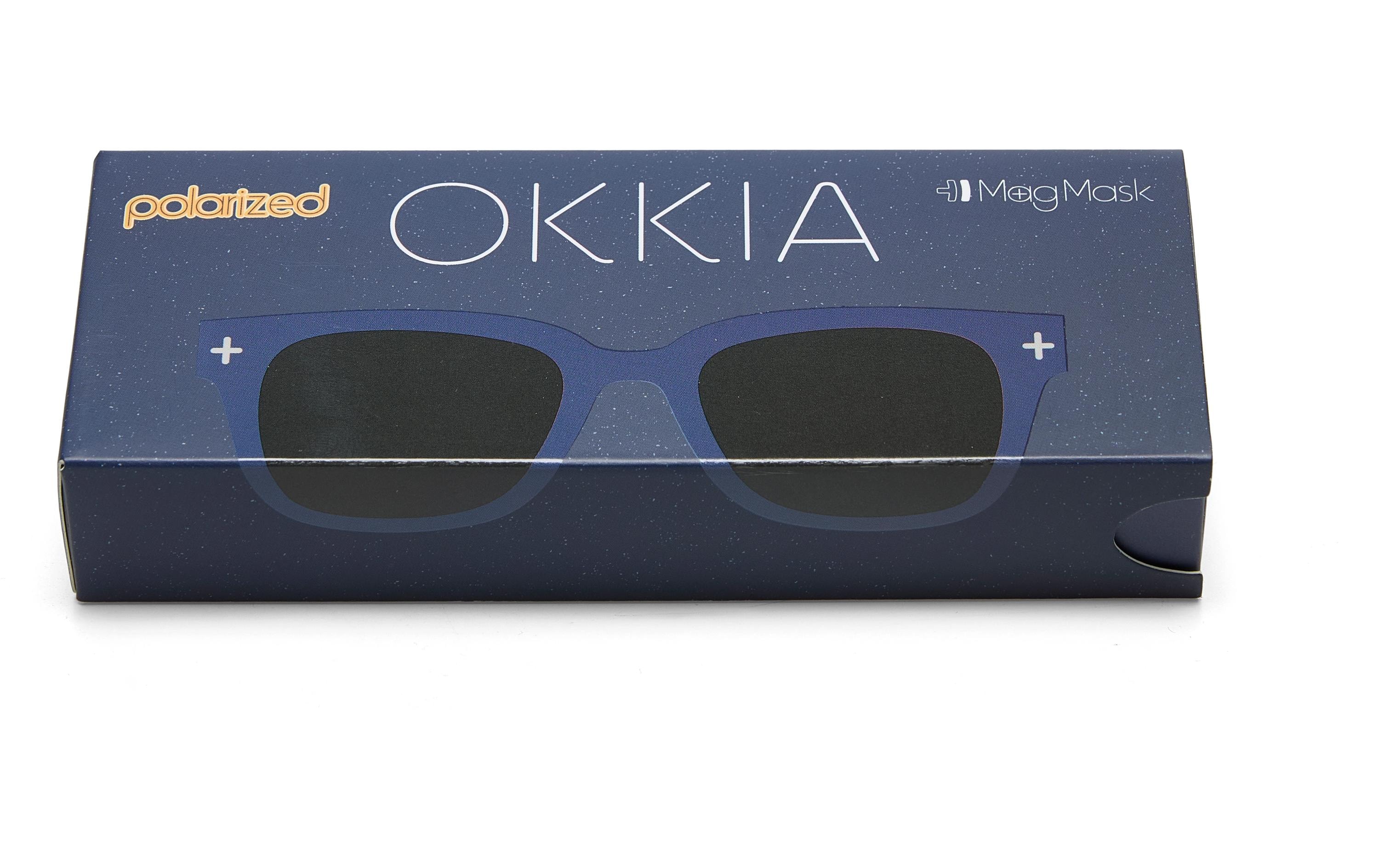 OKKIA Magnet Sonnenbrillenclip Midnight Blue