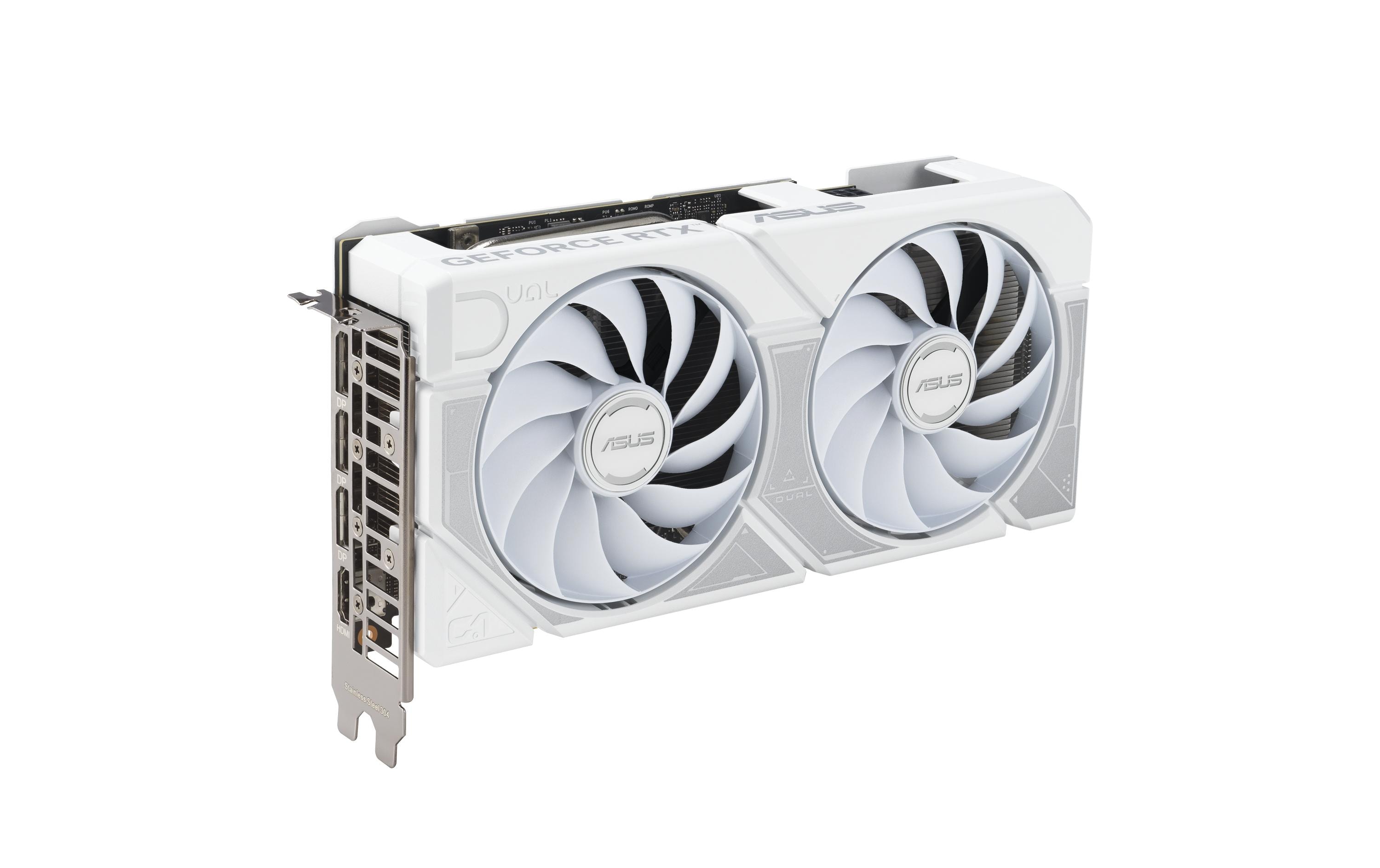 ASUS Grafikkarte Dual GeForce RTX 5060 OC Ti 8 GB Weiss ASUS Grafikkarte Dual GeForce RTX 5060 OC Ti 8 GB Weiss