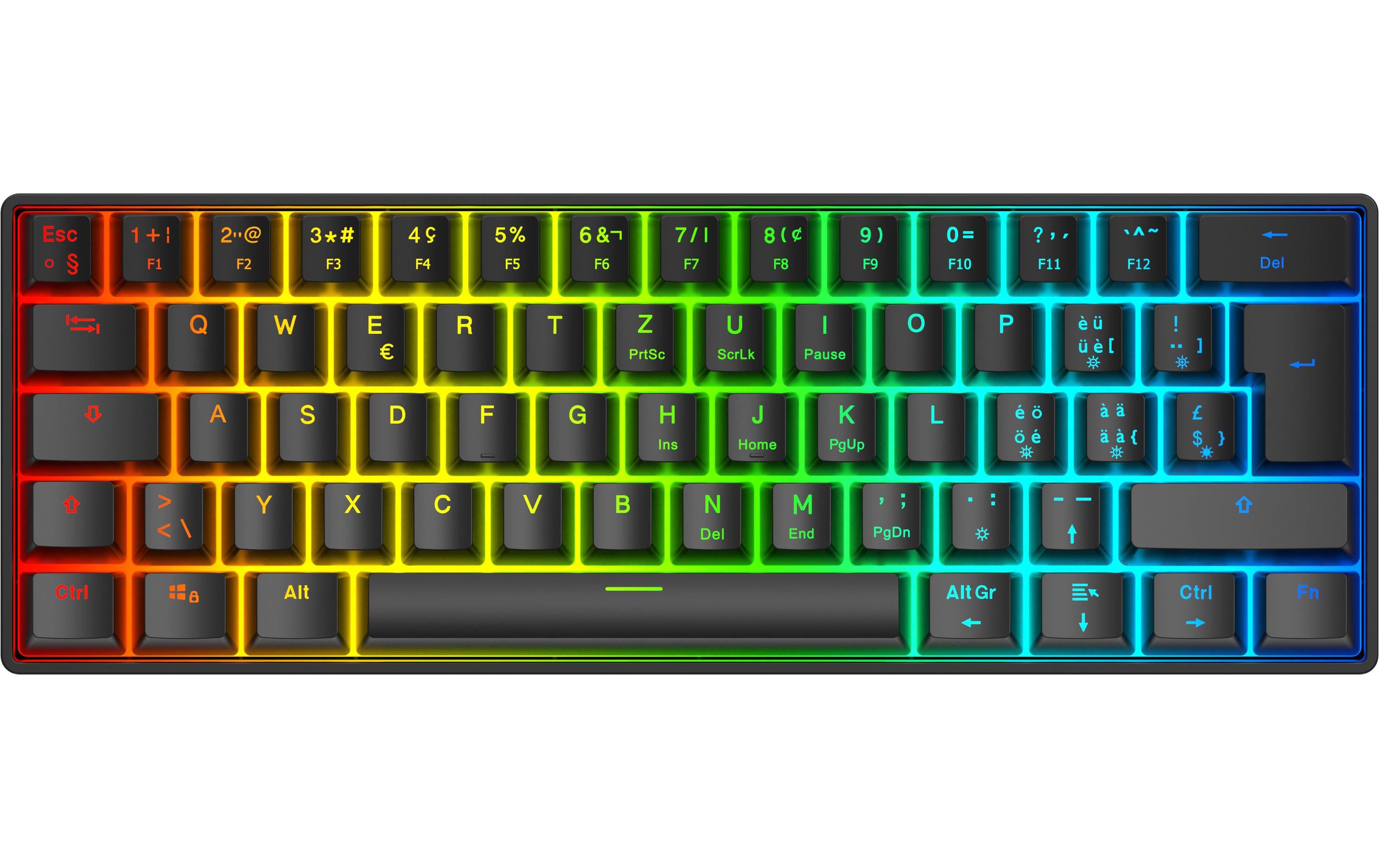 DELTACO Gaming-Tastatur GAM-175-C Hot-Swap Schwarz DELTACO Gaming-Tastatur GAM-175-C Hot-Swap Schwarz