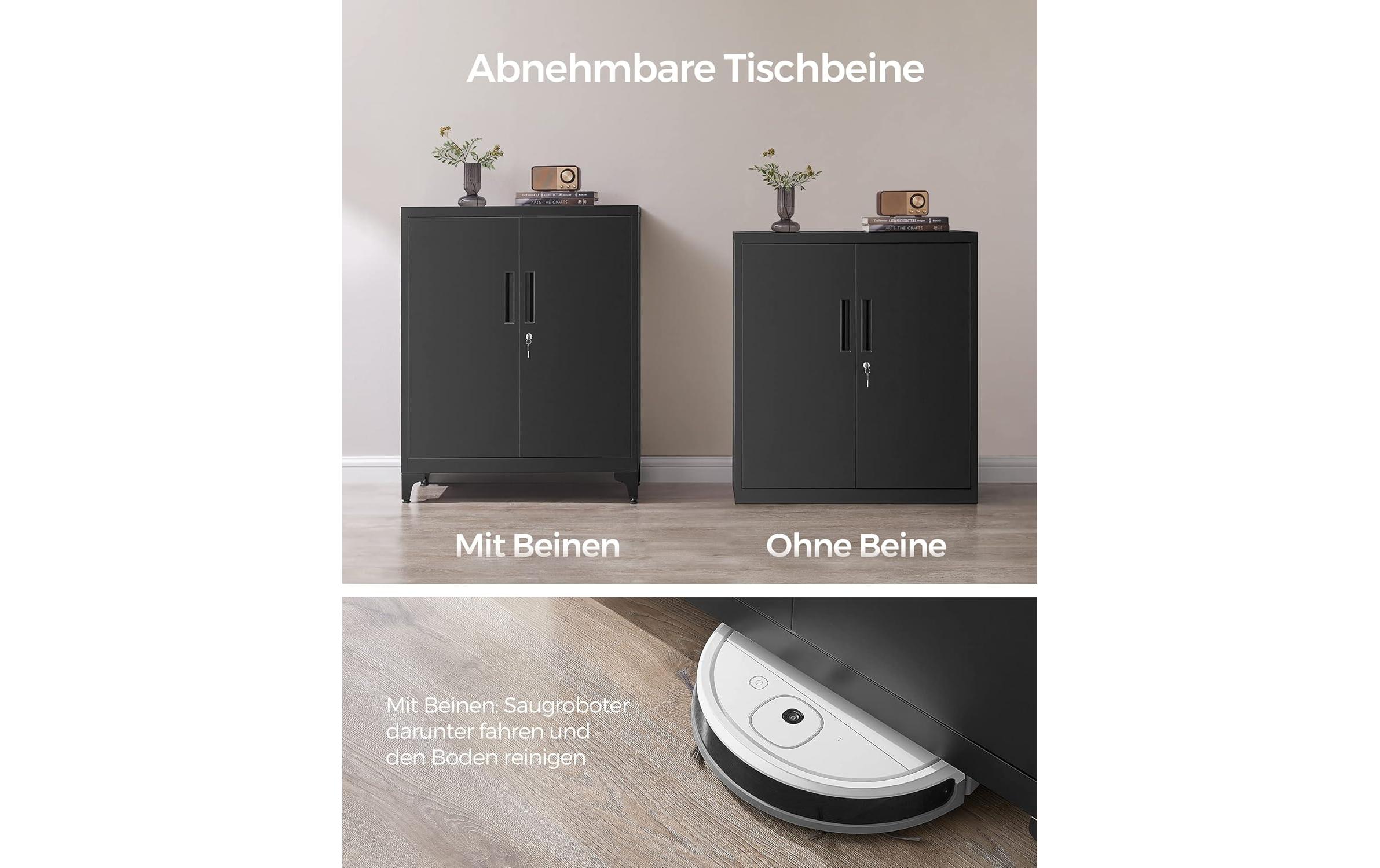 Songmics Aktenschrank 80 x 40 x 90 cm