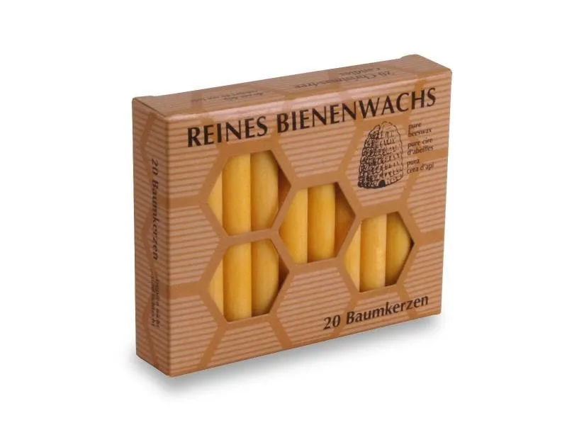 balthasar Baumkerze Bienenwachs, 20 Stück balthasar Baumkerze Bienenwachs, 20 Stück