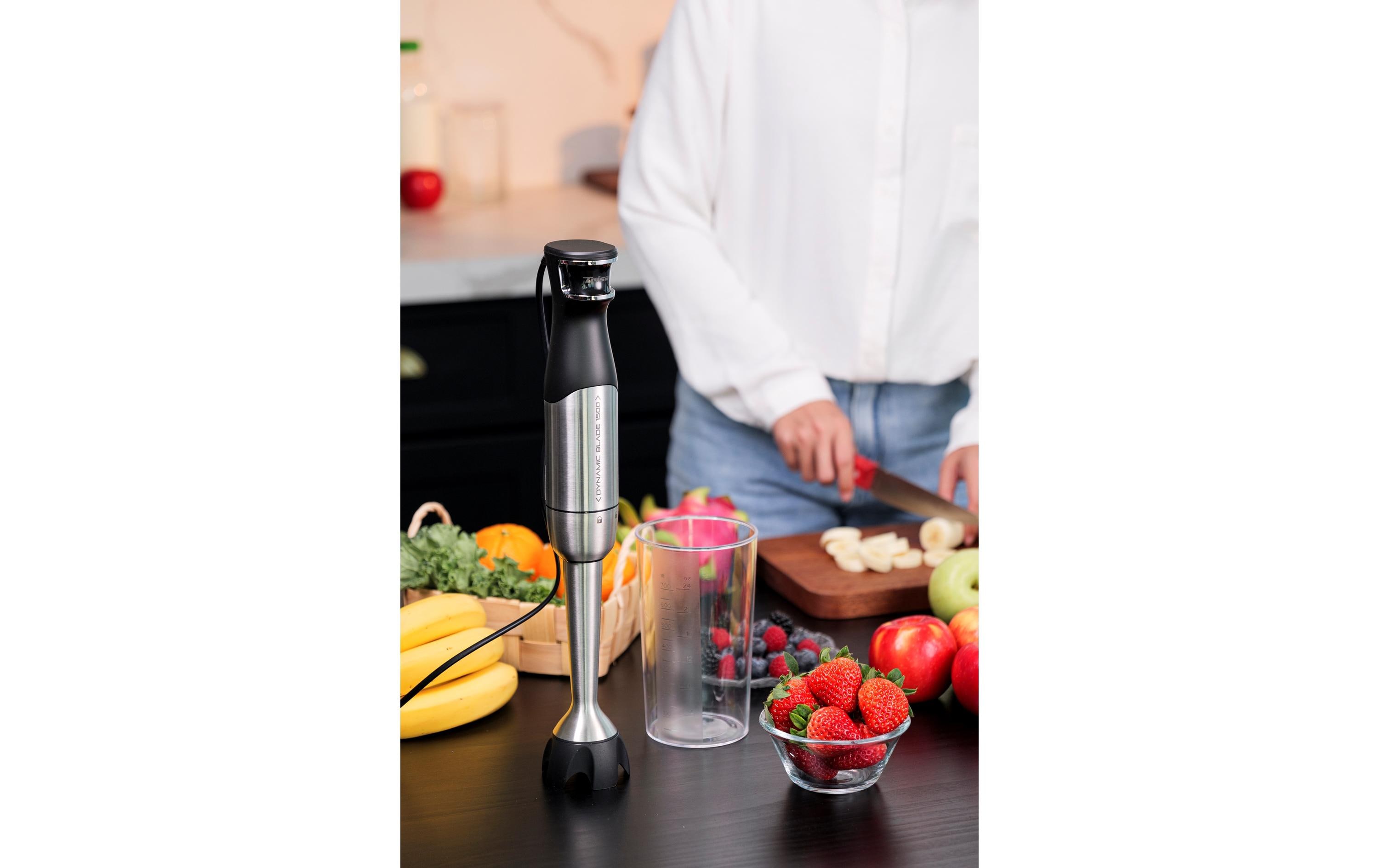 Trisa Stabmixer Dynamic Blade 1500 Schwarz/Silber