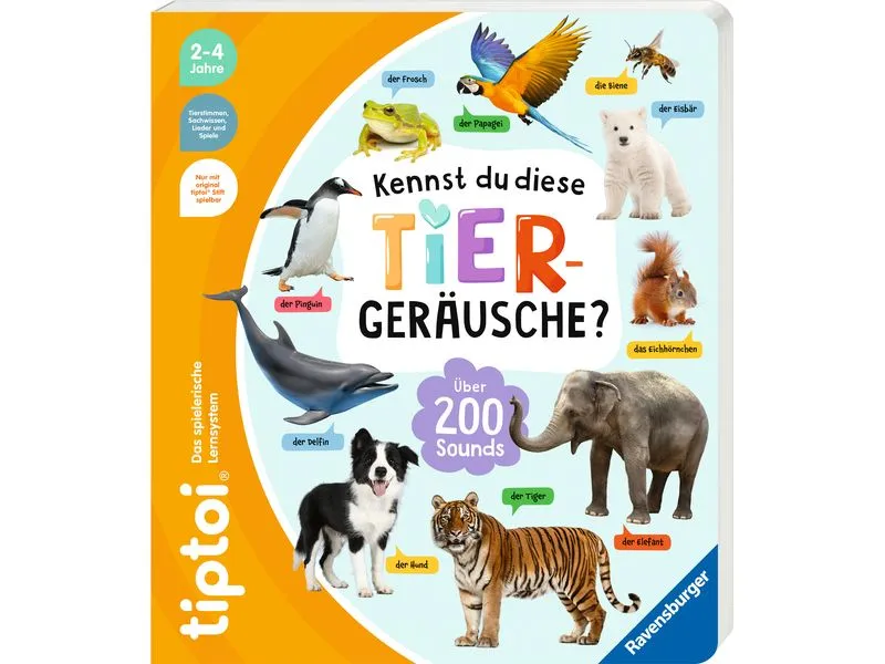 tiptoi Lernbuch Kennst du diese Tiergeräusche? tiptoi Lernbuch Kennst du diese Tiergeräusche?