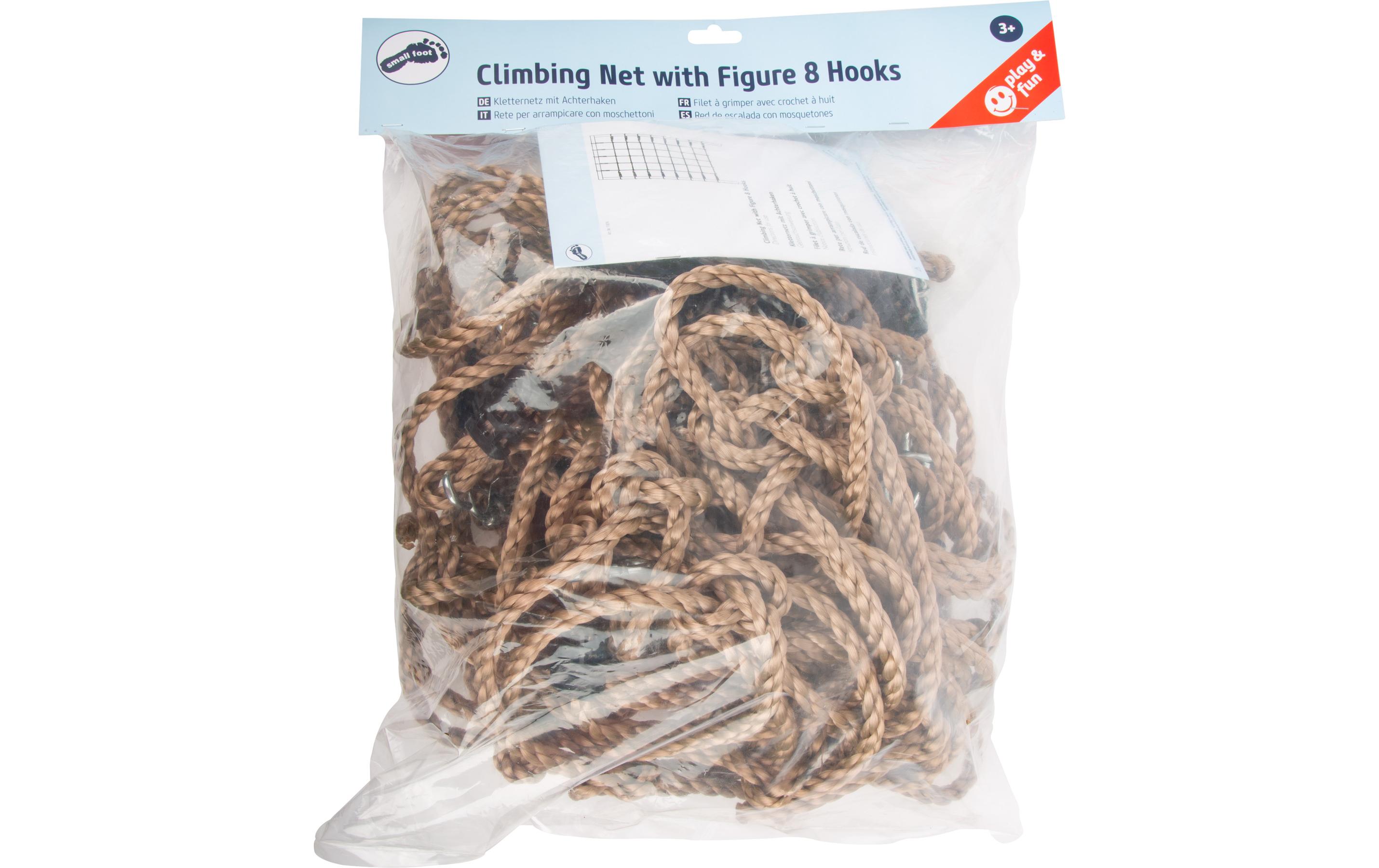 small foot Kletternetz mit Achterhaken