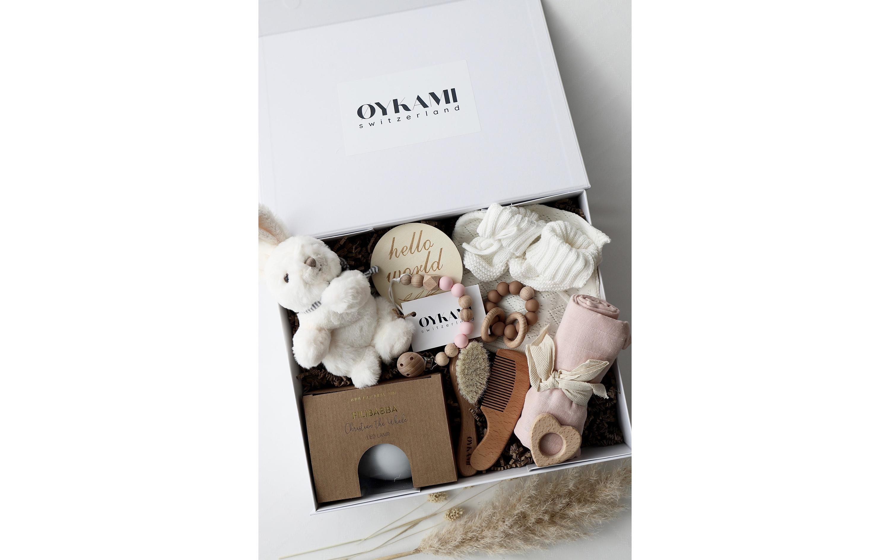 Oykami Geschenkset Paris Hase Weiss