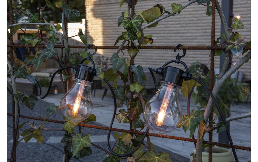 Konstsmide Lichterkette Solar 2341, 10 LEDs, Transparent