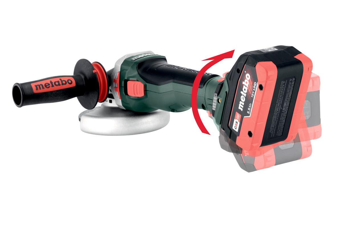 Metabo Winkelschleifer SSW 18 LTX 1450 B, 18 V, Solo, Ø 125 mm