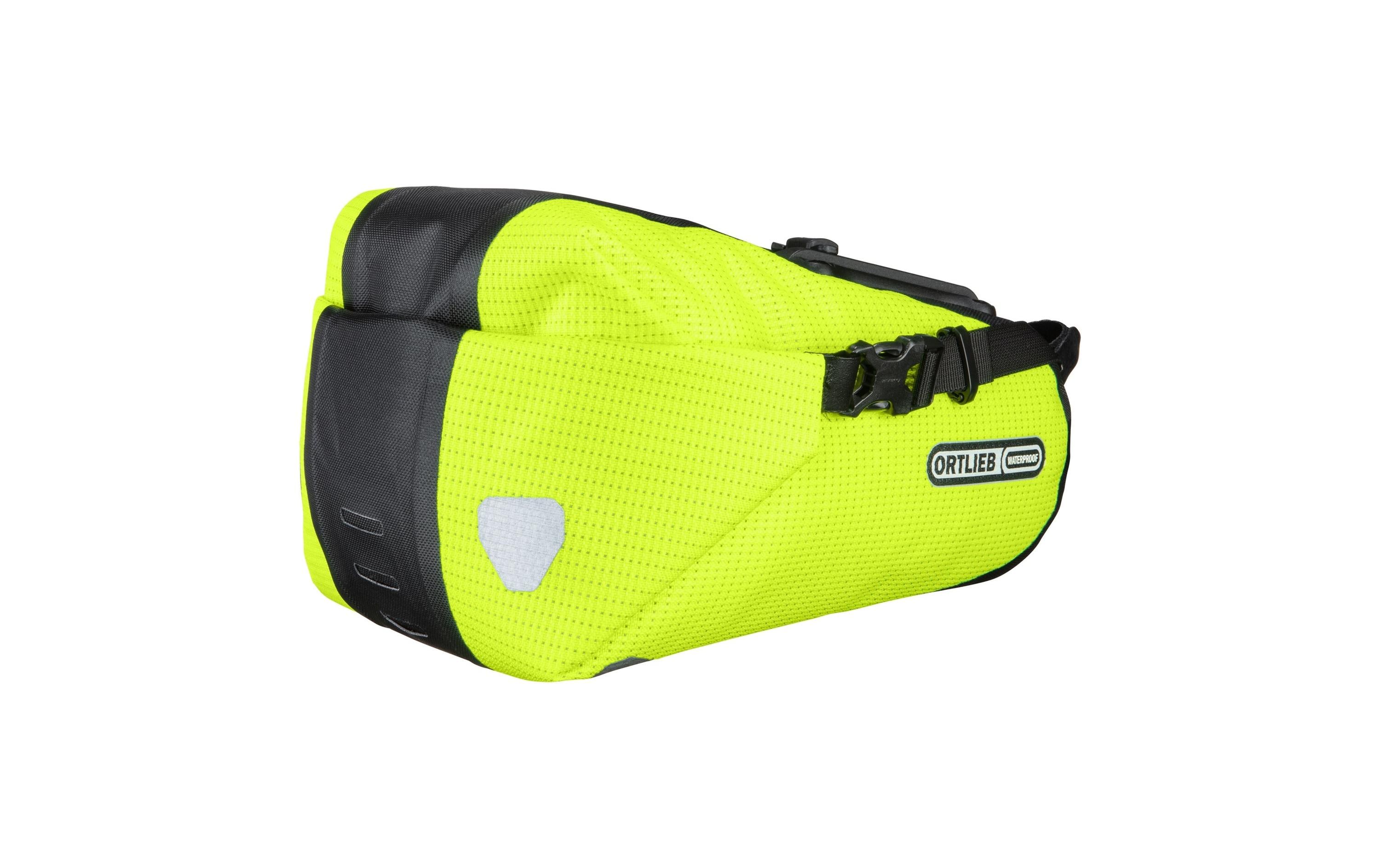 Ortlieb Satteltasche High-Vis, 4,1 l, neongelb – schwarz