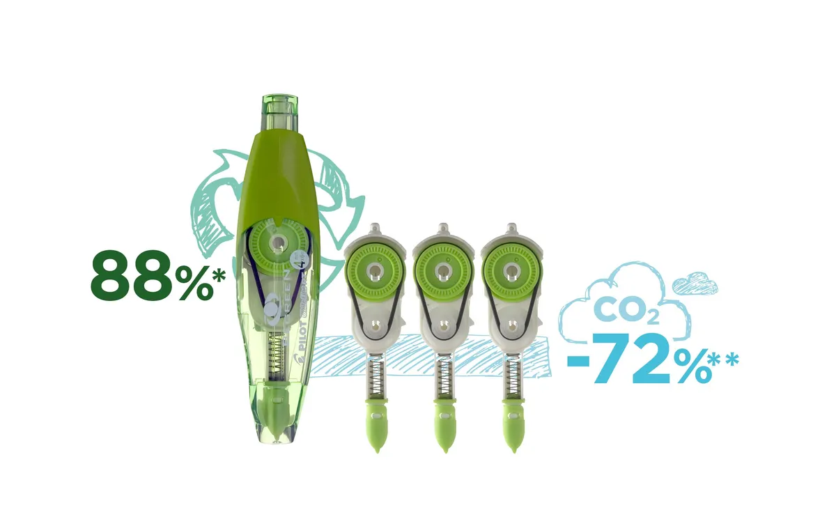 Pilot Korrekturroller BG White Line RT + Refill Gratis 4 mm Pilot Korrekturroller BG White Line RT + Refill Gratis 4 mm