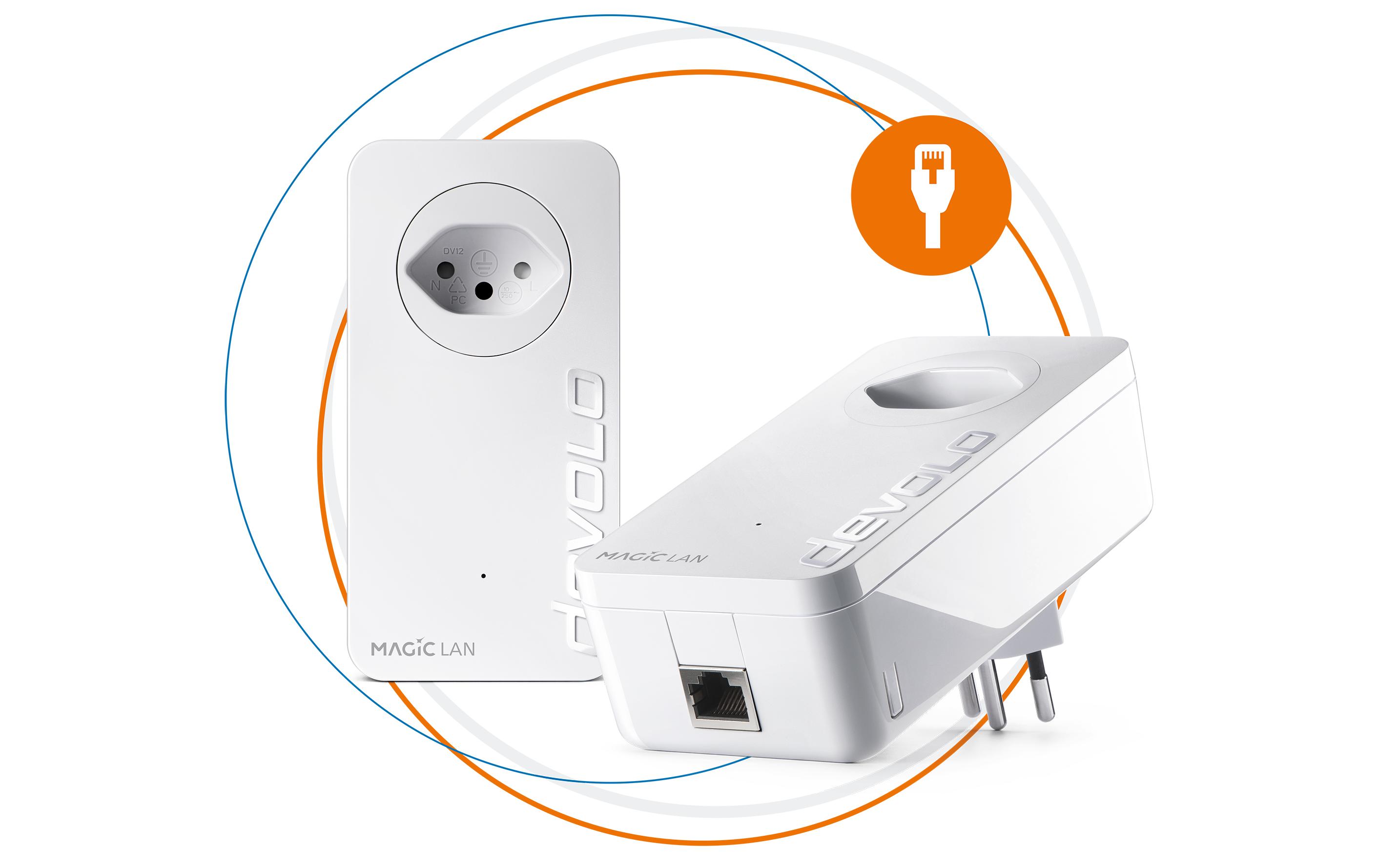 devolo Powerline Magic 2 LAN Starter Kit devolo Powerline Magic 2 LAN Starter Kit