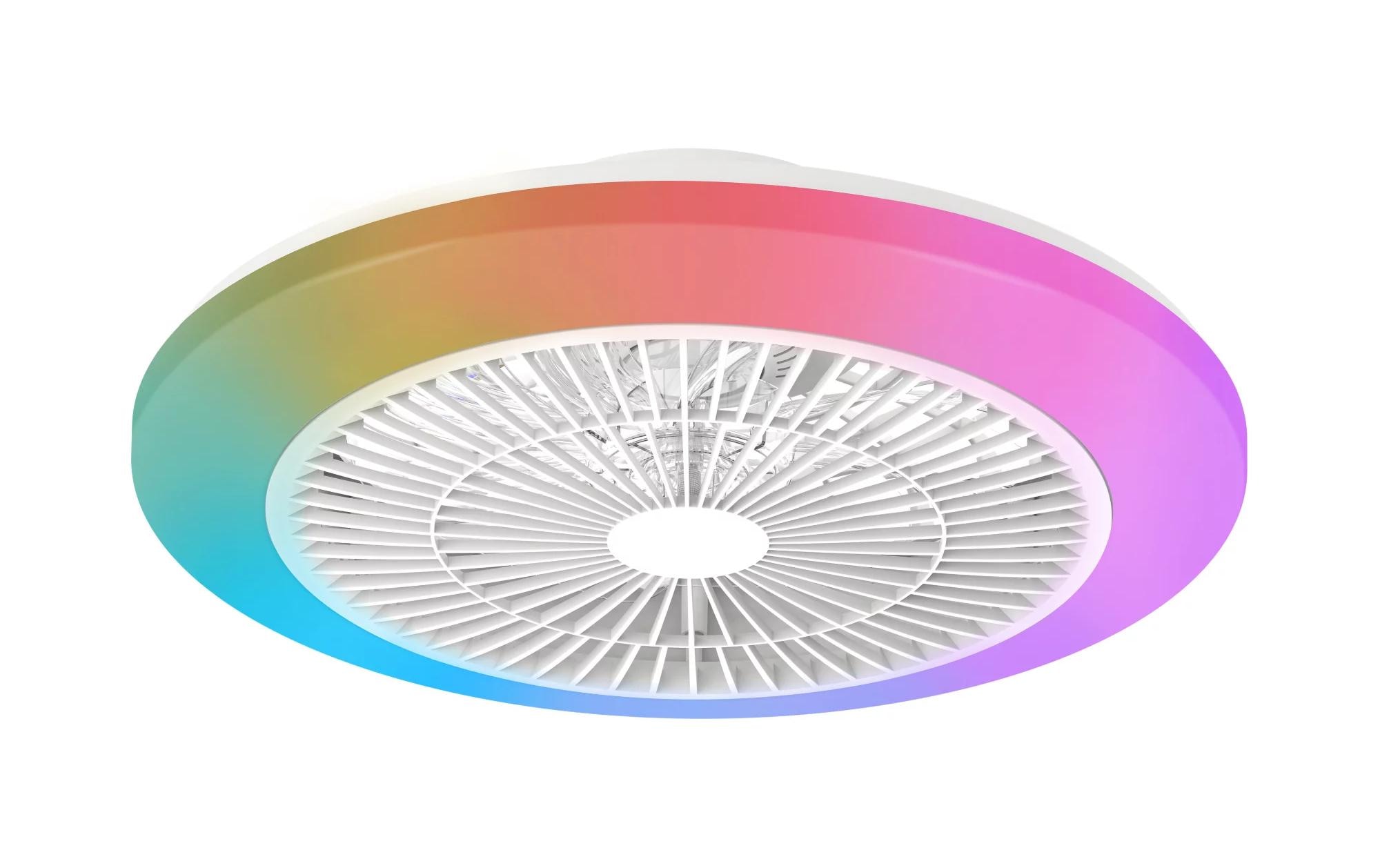 Philips LED-Deckenventilator Amigo 40W, RGB, Weiss