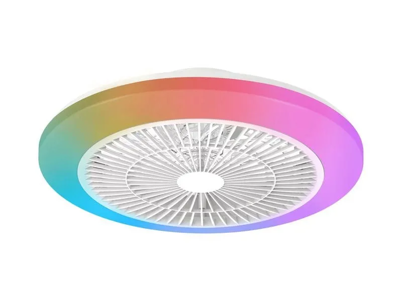 Philips LED-Deckenventilator Amigo 40W, RGB, Weiss