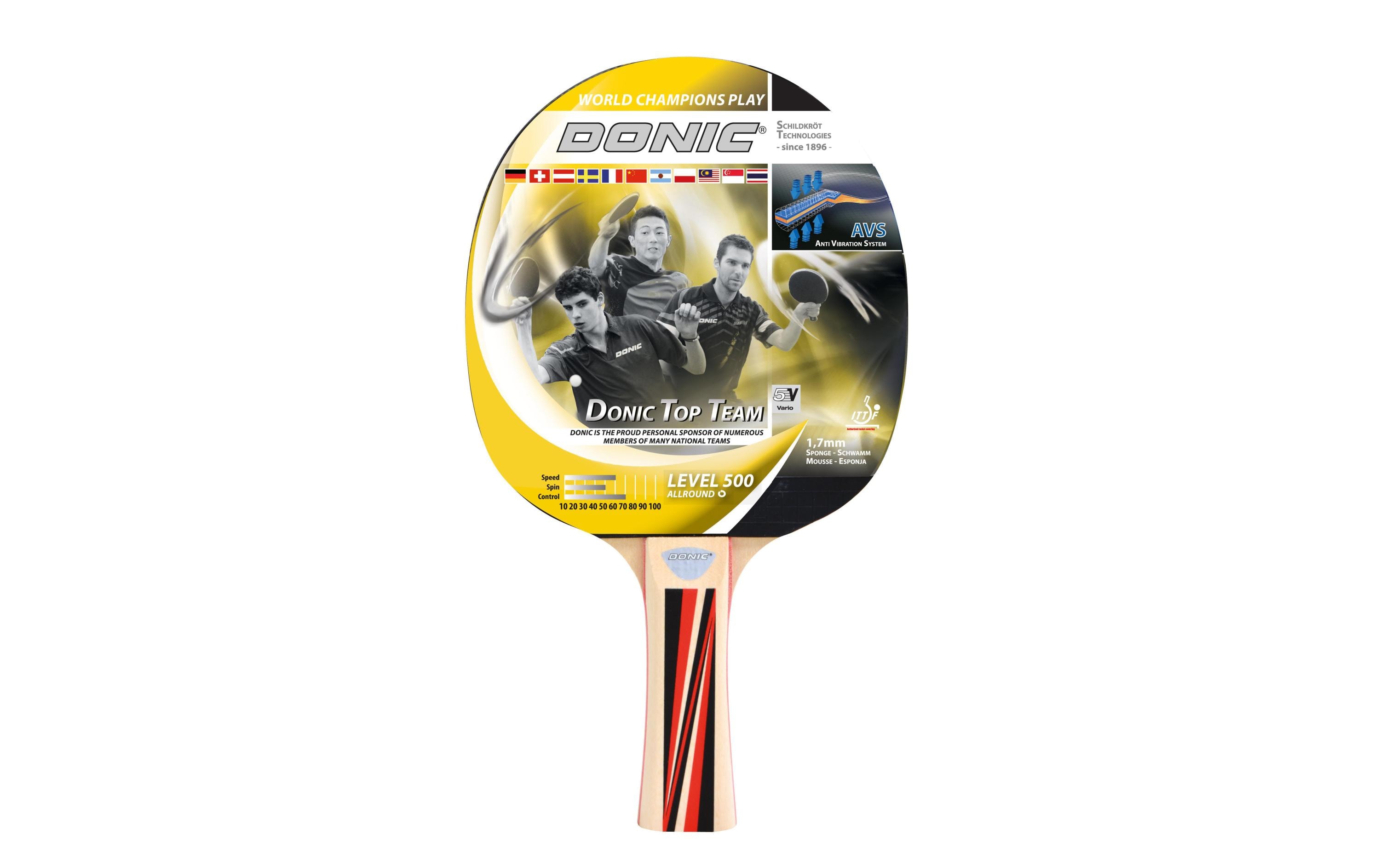 DONIC Schildkröt Tischtennisschläger Top Team 500 DONIC Schildkröt Tischtennisschläger Top Team 500