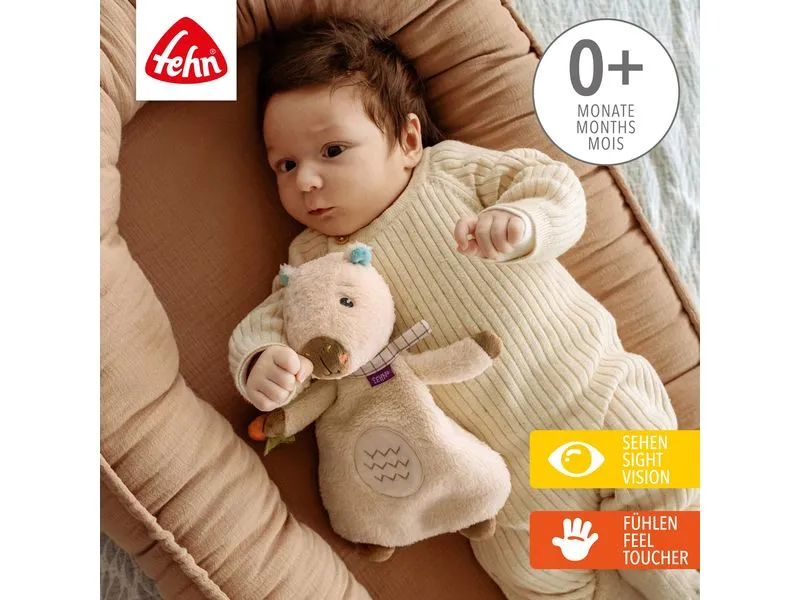 fehn Wärmekissen Capybara, Beige / Braun, 25 cm