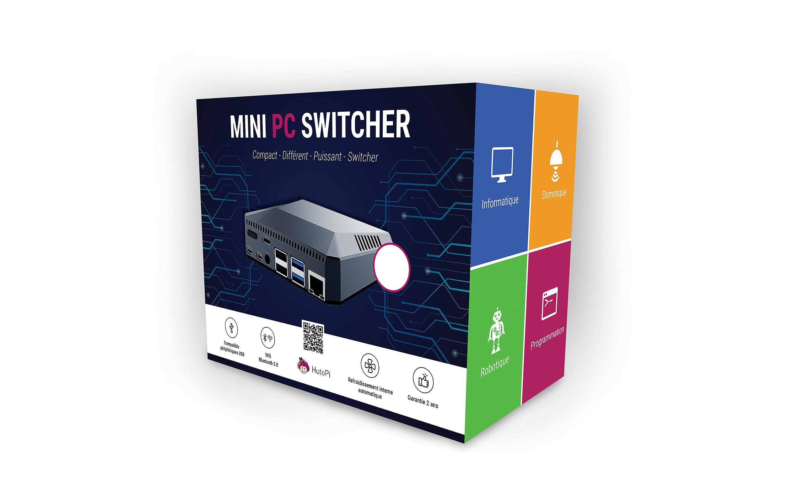 HutoPi Starter Kit MiniPC Switcher Raspberry Pi 4, 4 GB, 128 GB HutoPi Starter Kit MiniPC Switcher Raspberry Pi 4, 4 GB, 128 GB