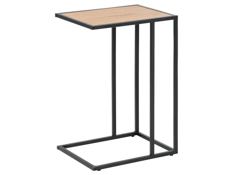 AC Design Beistelltisch Seaford Eiche/Schwarz AC Design Beistelltisch Seaford Eiche/Schwarz