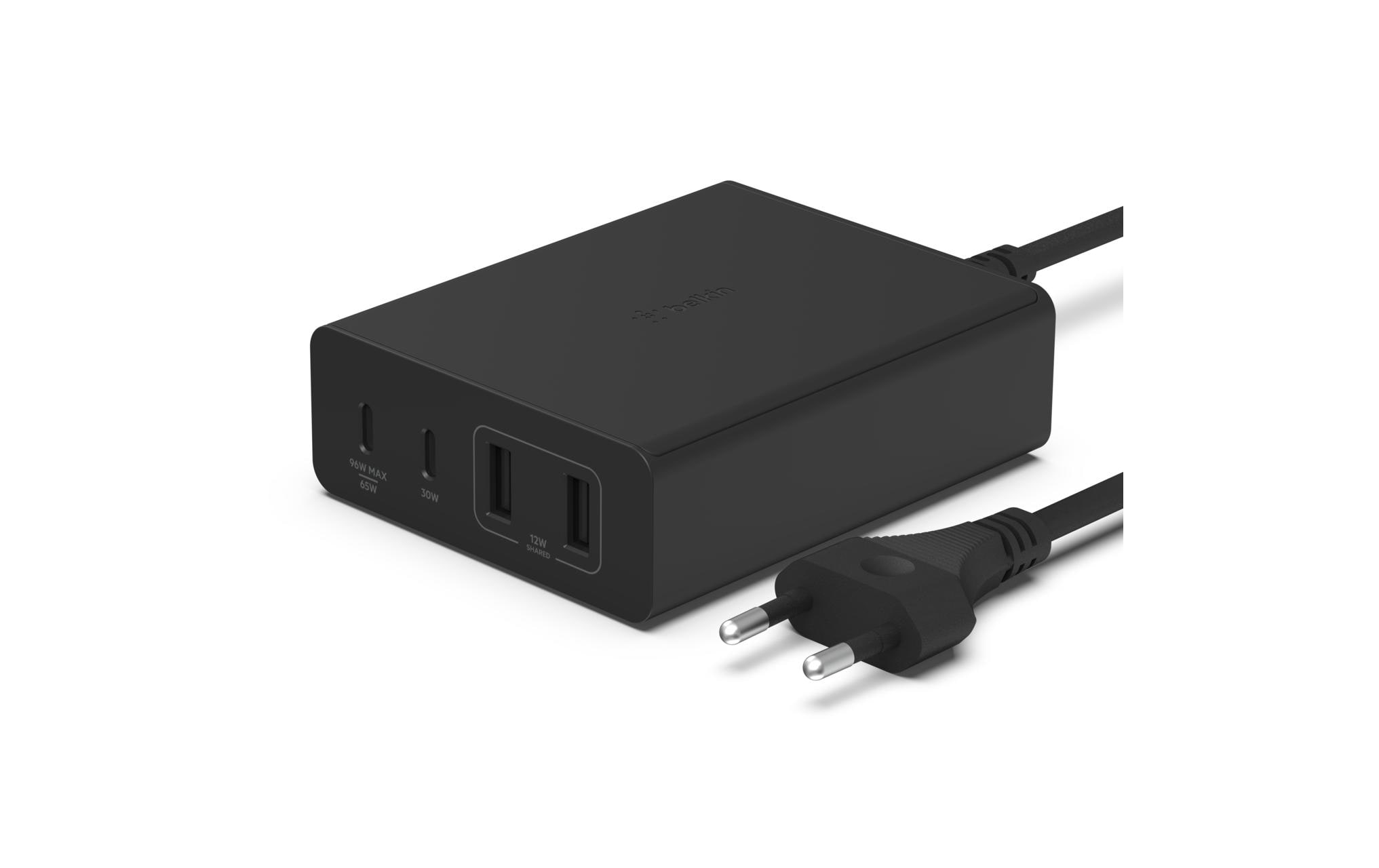 Belkin USB-Wandladegerät Boost Charge GaN-4-Port-USB-A-USB-C Belkin USB-Wandladegerät Boost Charge GaN-4-Port-USB-A-USB-C