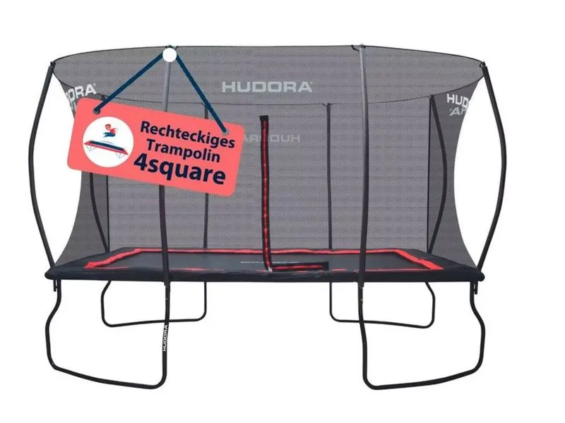 Hudora Trampolin 4square 366 x 244 cm Hudora Trampolin 4square 366 x 244 cm