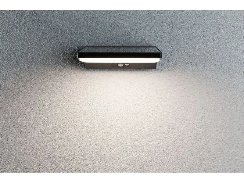 Paulmann Solar LED Aussenwandleuchte Ronas, Dunkelgrau