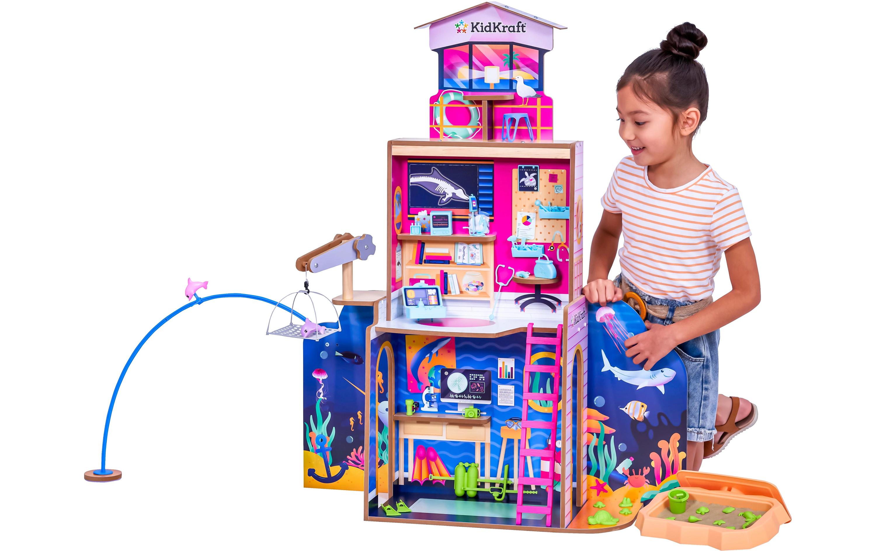 Kid Kraft Puppenhaus 2-in-1 Beach und Rescue Center