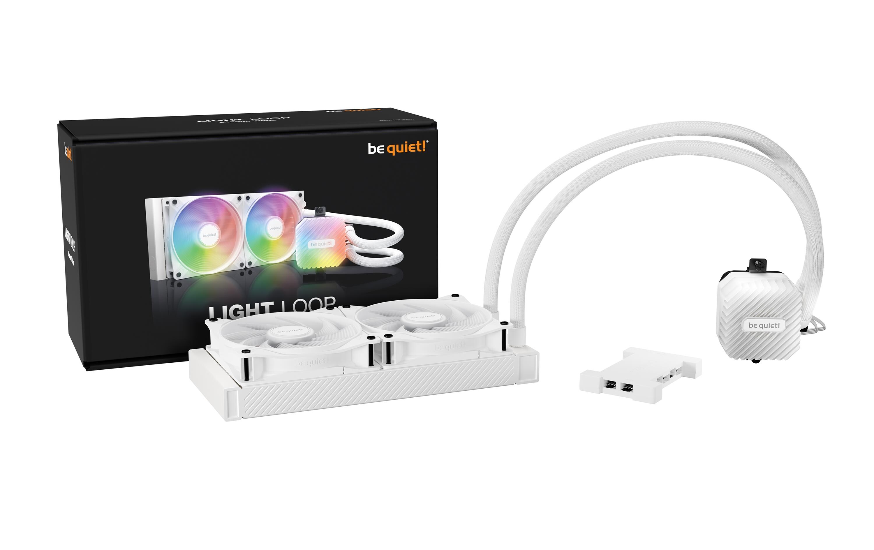 be quiet! Wasserkühlung Light Loop 240 mm Weiss