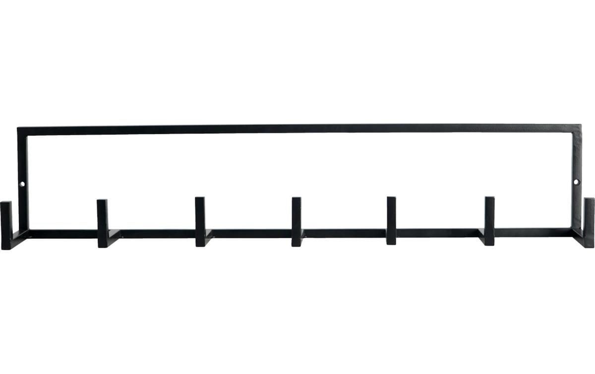 House Doctor Wandgarderobe Rack 60 x 8 x 12 cm, Schwarz