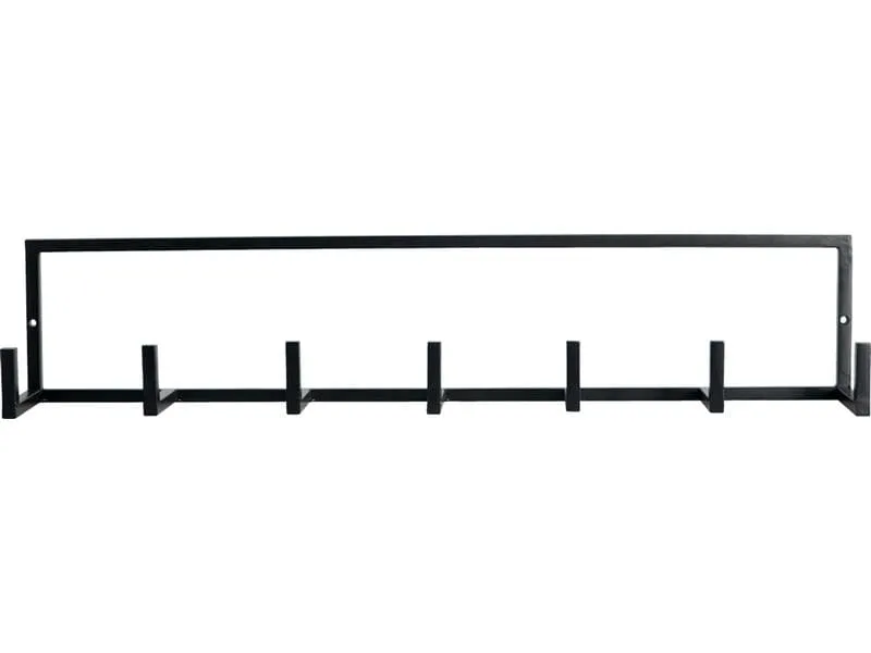 House Doctor Wandgarderobe Rack 60 x 8 x 12 cm, Schwarz House Doctor Wandgarderobe Rack 60 x 8 x 12 cm, Schwarz