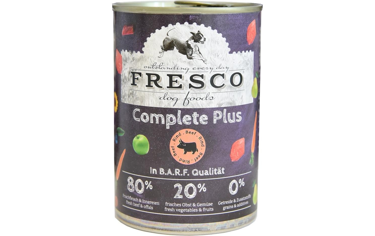 FRESCO Nassfutter Complete Plus Rind 400 g