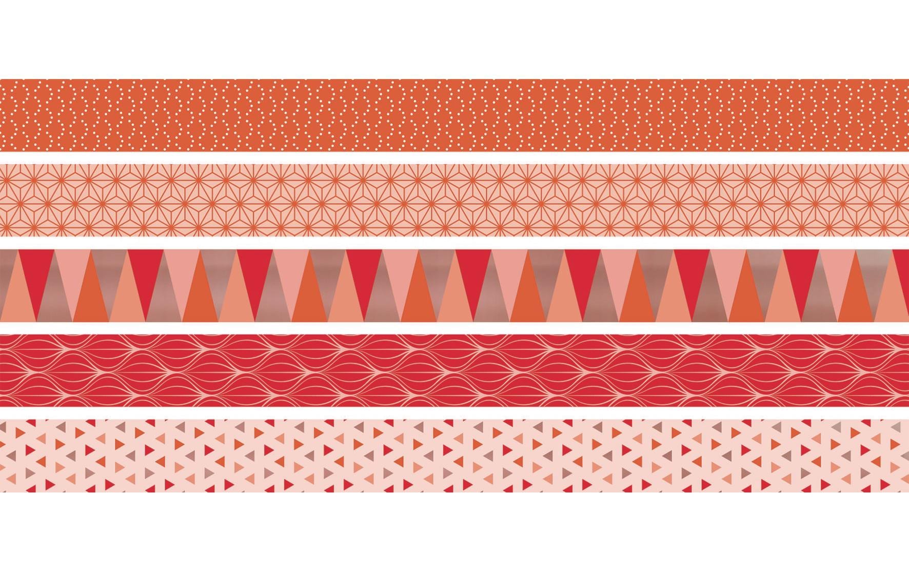 Heyda Washi Tape Triangle Koralle
