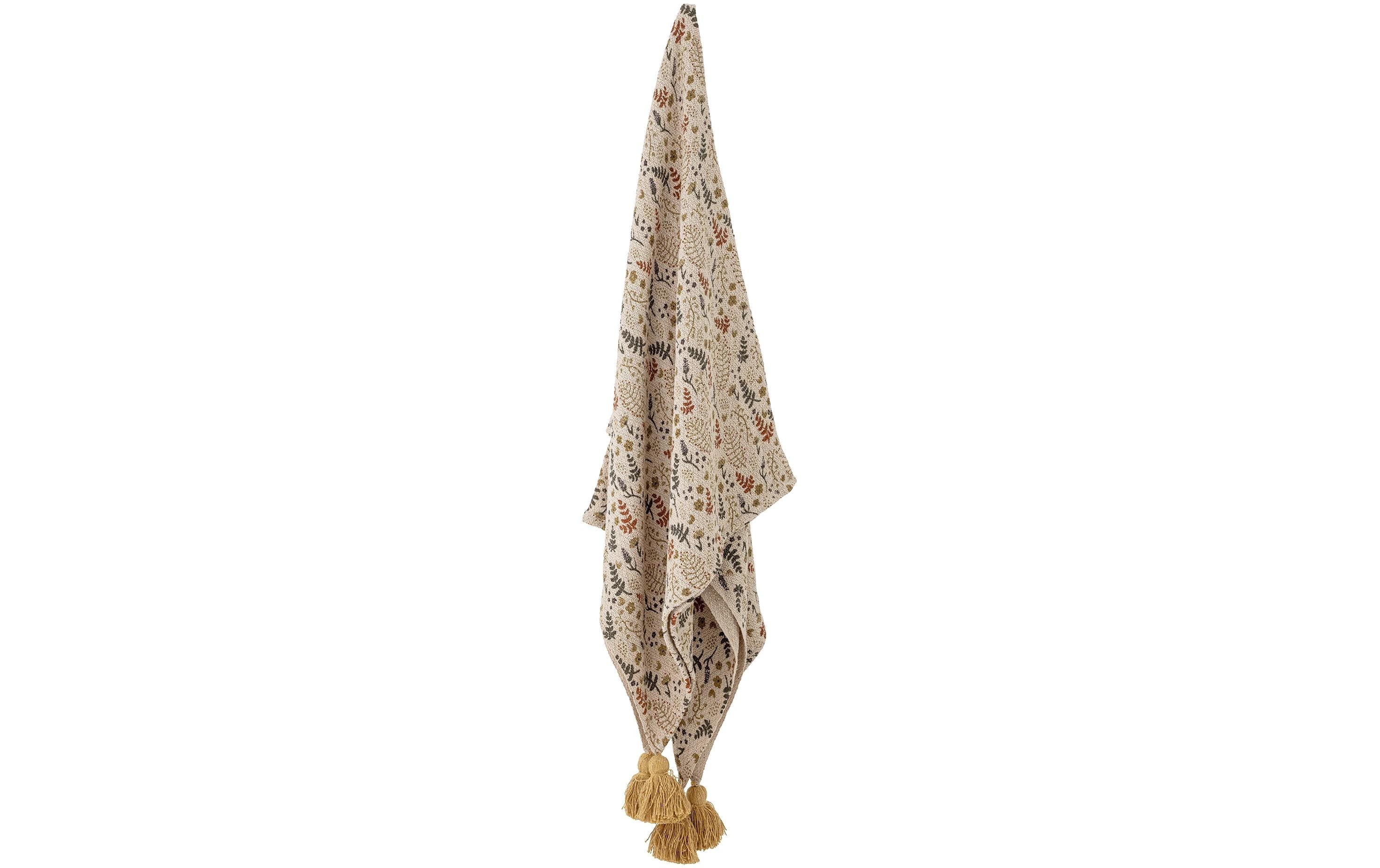 Bloomingville Kuscheldecke Filipa 160 x 130 cm, Gelb