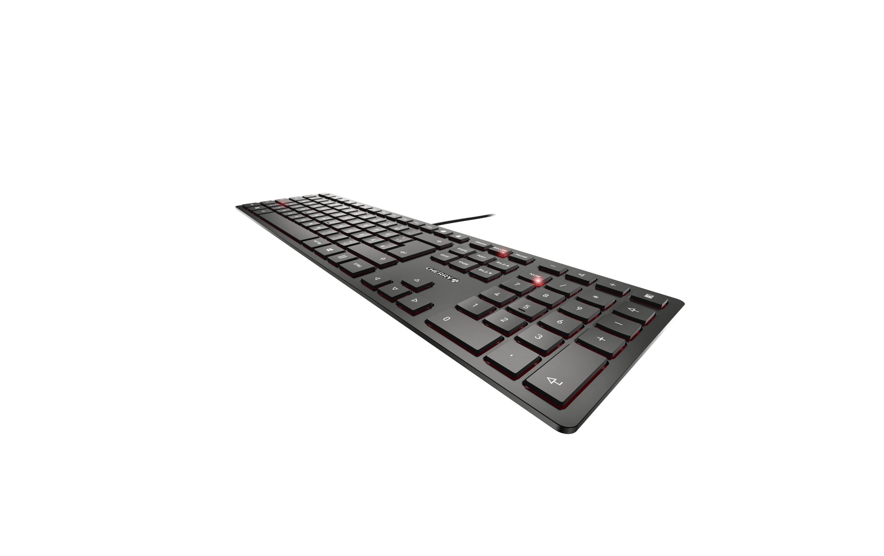 Cherry Tastatur KC 6000 Slim CH-Layout Schwarz