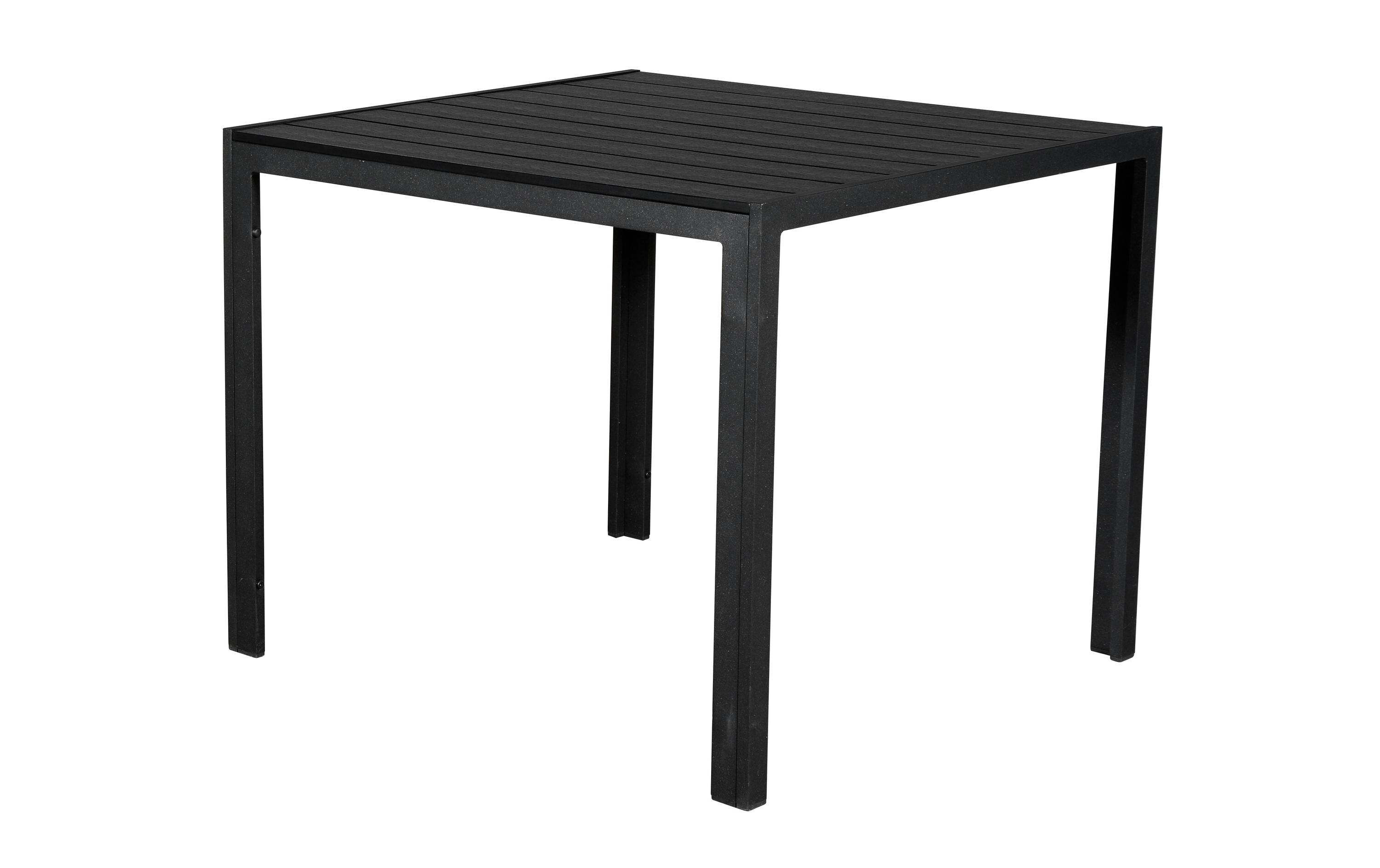 Schou Tisch Noah 90 x 90cm – Schwarz