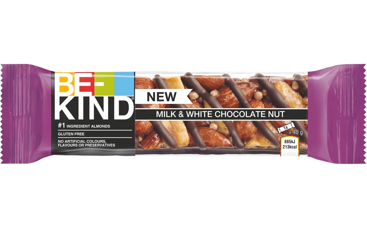 BE-KIND Riegel Milk & White Chocolate Nut 12 x 40 g