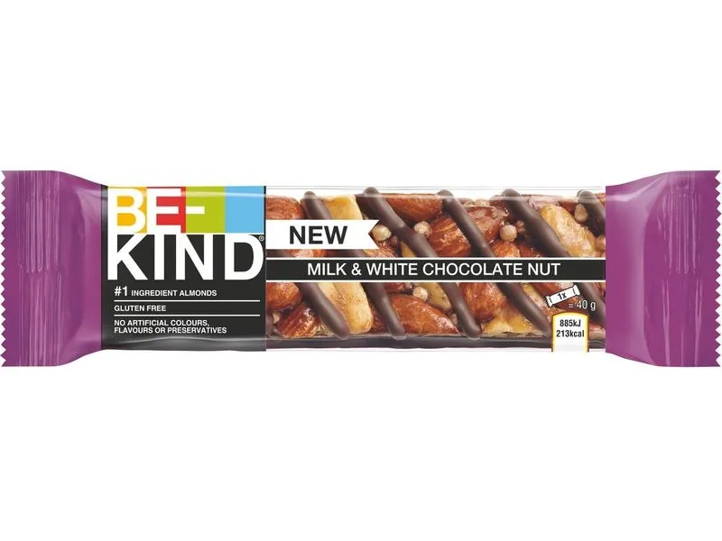 BE-KIND Riegel Milk & White Chocolate Nut 12 x 40 g