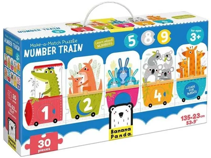 Banana Panda Puzzle Make-a-Match Zahlenzug Banana Panda Puzzle Make-a-Match Zahlenzug