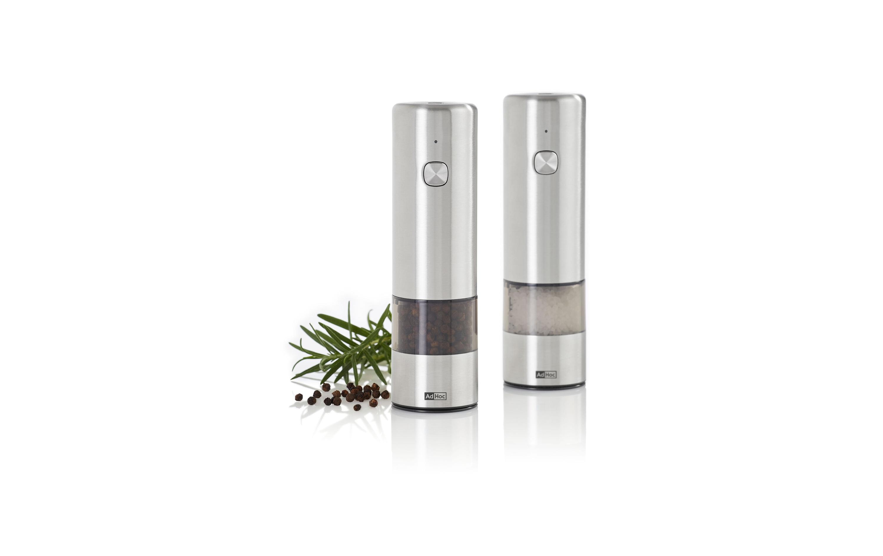 AdHoc Salz- und Pfeffermühle iMill 17 cm, Silber
