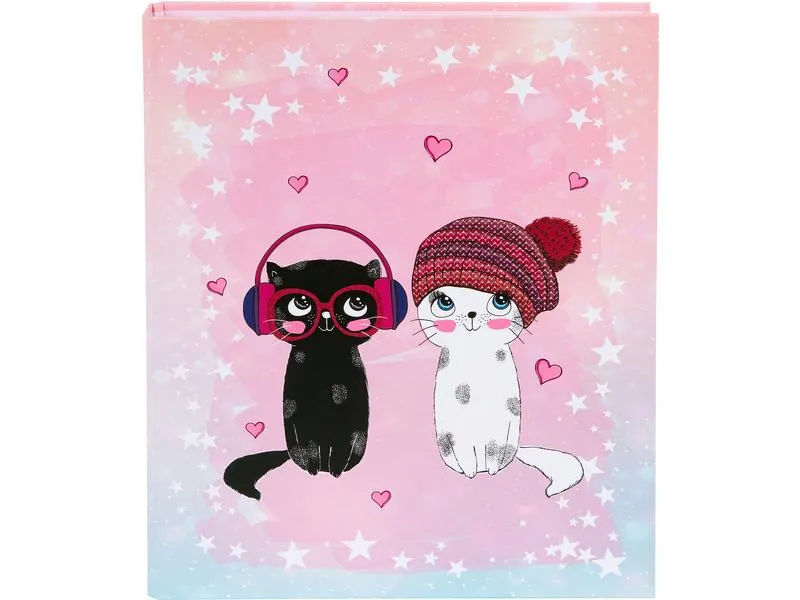 Goldbuch Ringbuch Music for Cats 4 cm, Rosa Goldbuch Ringbuch Music for Cats 4 cm, Rosa