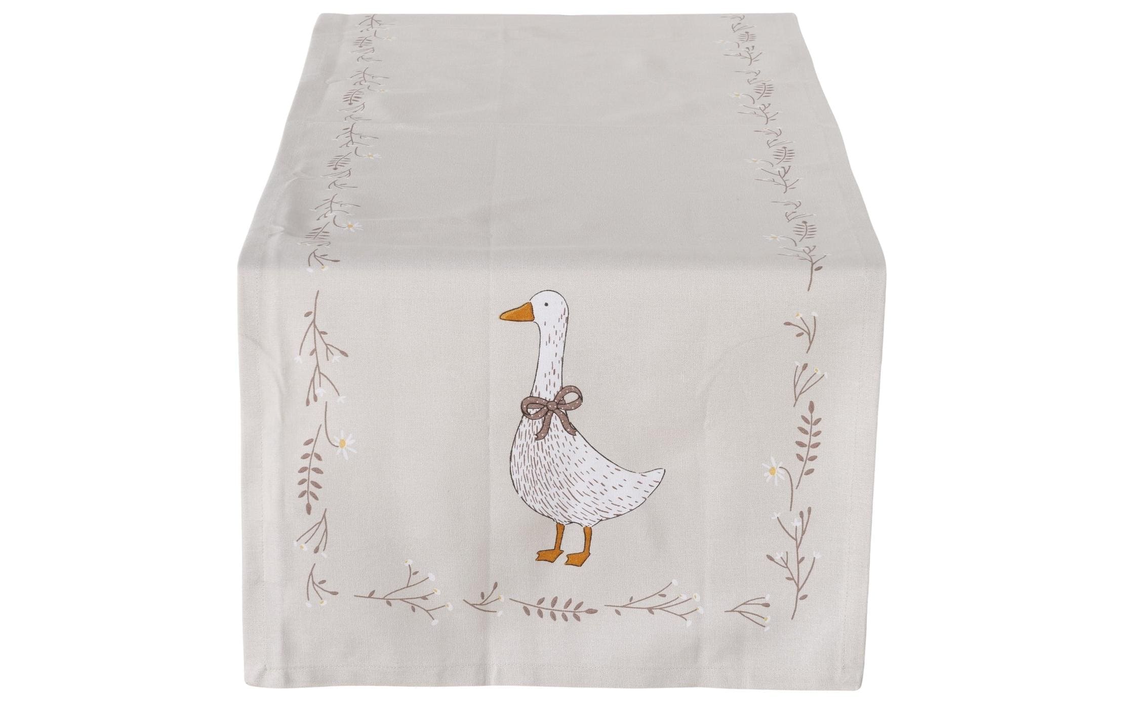 Boltze Tischläufer Goosie 140 x 40 cm, Mehrfarbig