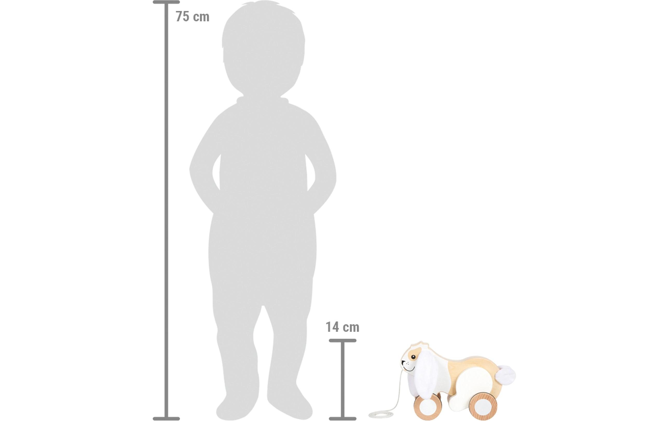 small foot Nachziehspielzeug Nachziehtier Hase mit Knisterohren