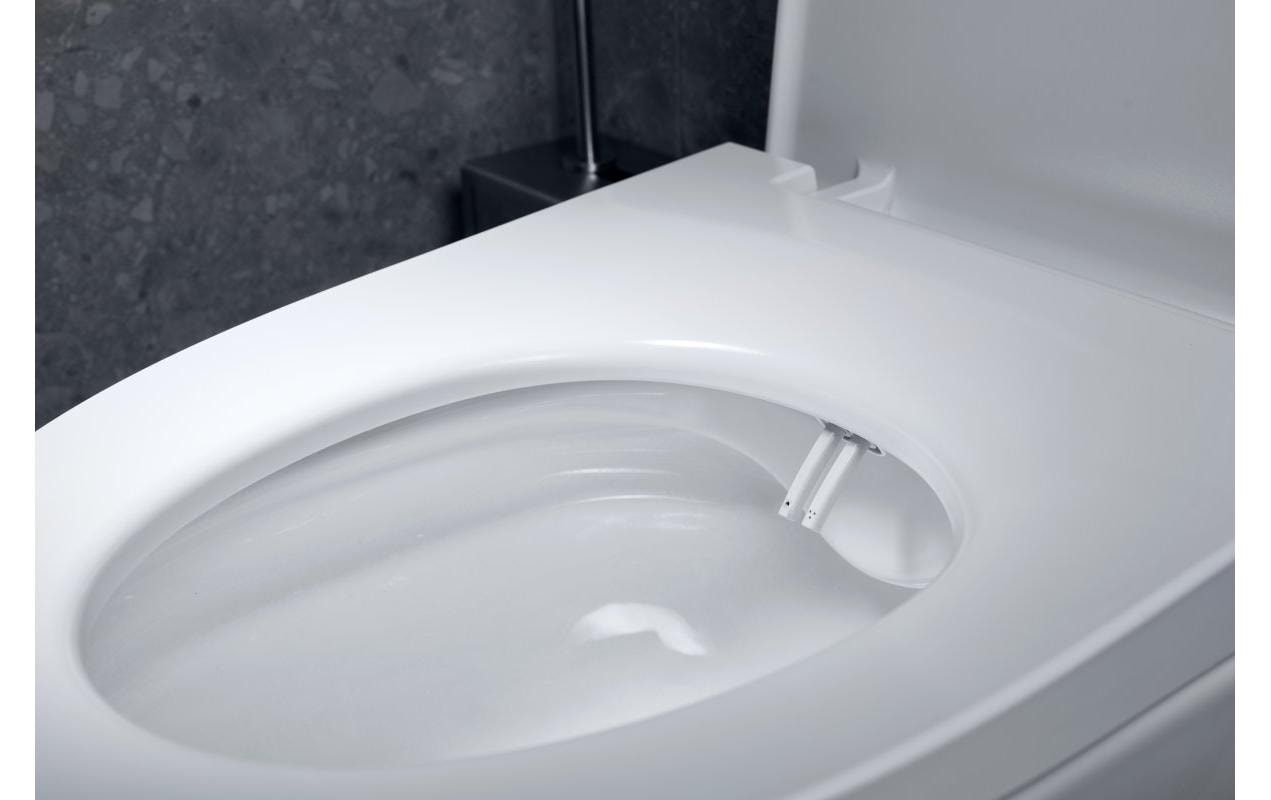 diaqua® Toilettensitz Lavalino mit Duschfunktion, Weiss