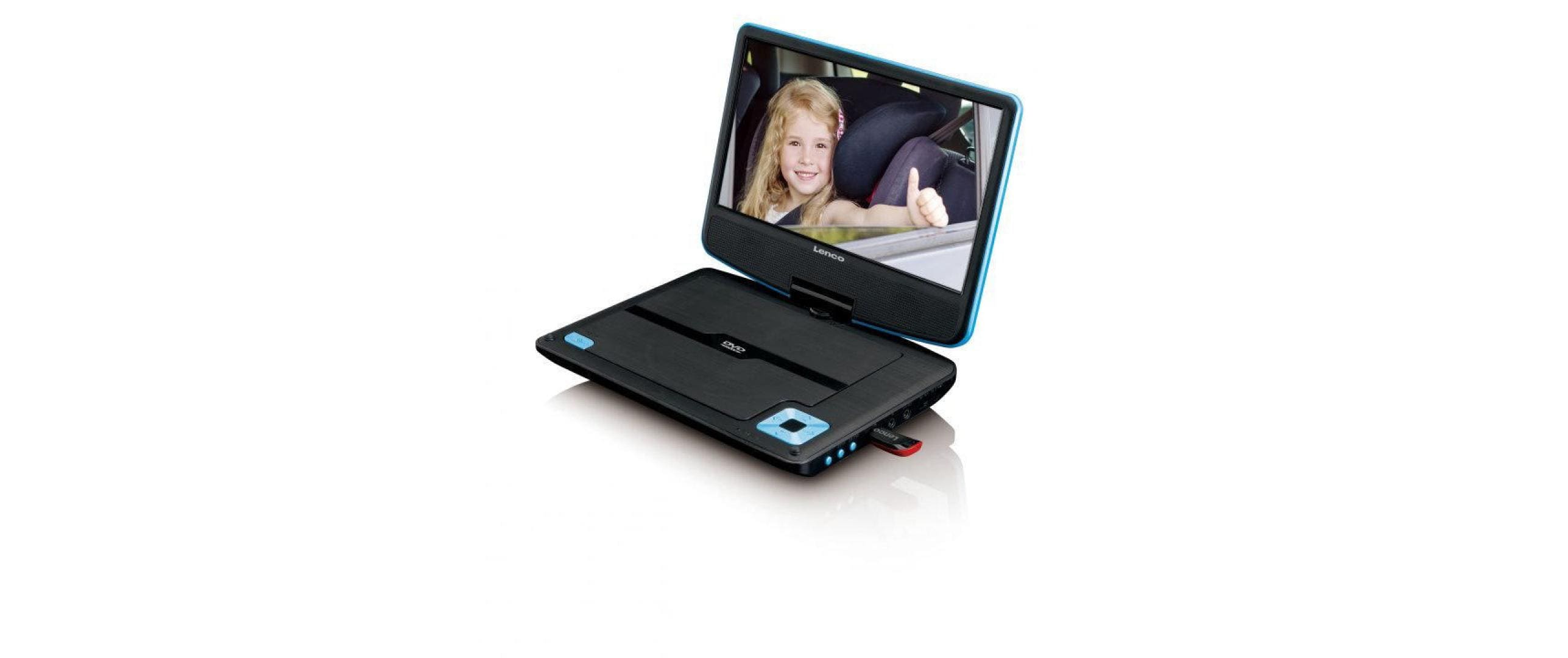 Lenco Portabler DVD Player DVP-910 Blau