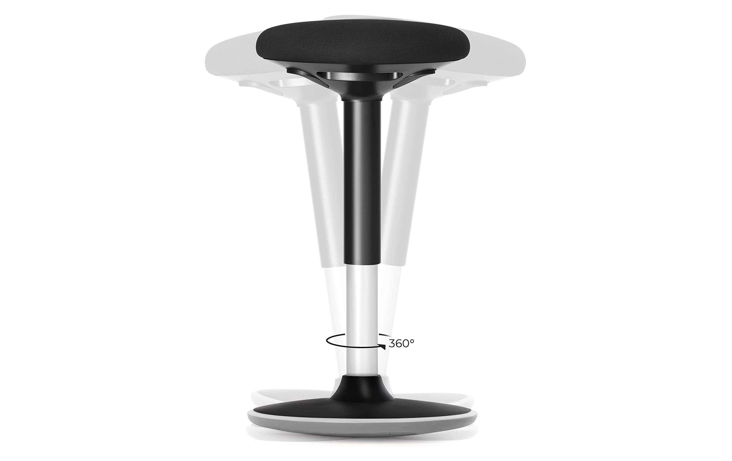 Songmics 360° drehbarer Balance-Stuhl Schwarz