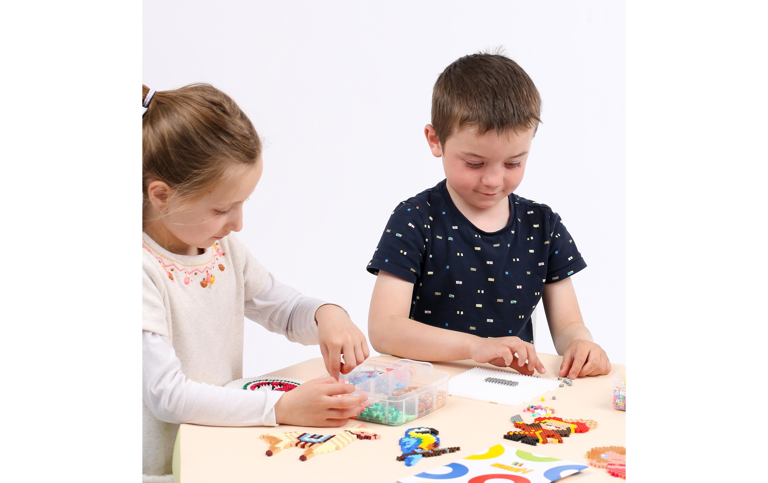 Hama Bügelperlen Platten verschiedene 5 Stück Mehrfarbig