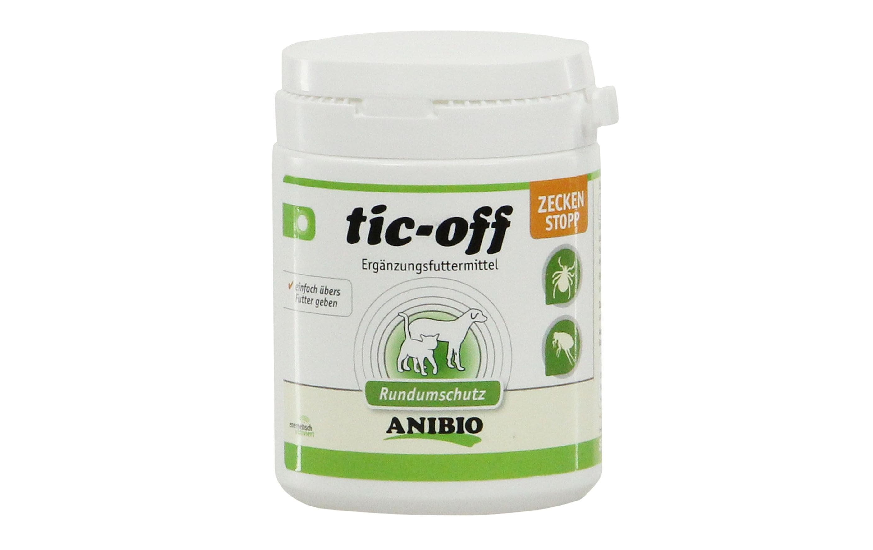 Anibio Hunde-Nahrungsergänzung tic.off 140 g Anibio Hunde-Nahrungsergänzung tic.off 140 g